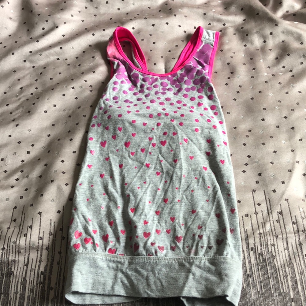 Adorable sparkle hearts and dots tank